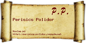 Perisics Polidor névjegykártya